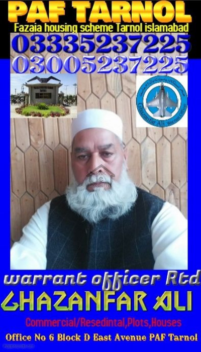 Plots for sale in Fazaia PAF TarnolIslamabad