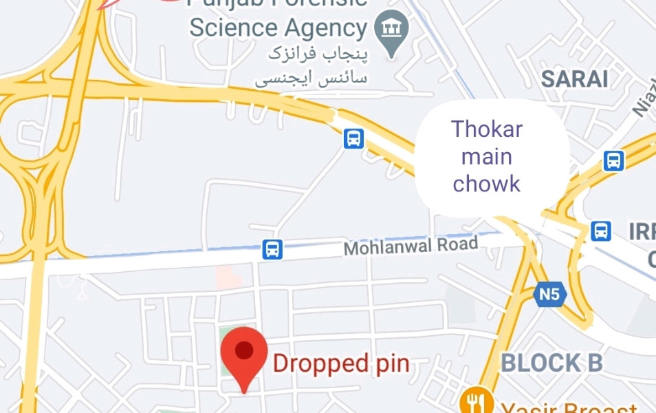 Corner Commercial Hall 10 Marla for sale