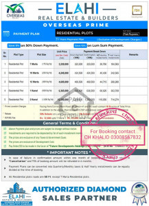 Plot For Sale At Overseas Prime Block