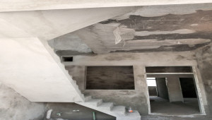 5 marla grey structure house