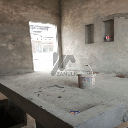 5 marla grey structure house