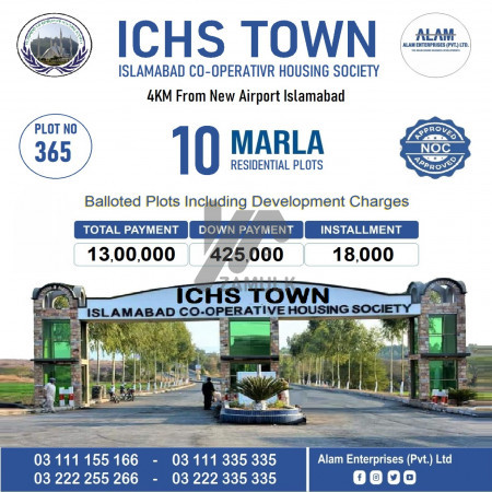 5 Marla Plot for sale Islamabad Cooperative Housing Society