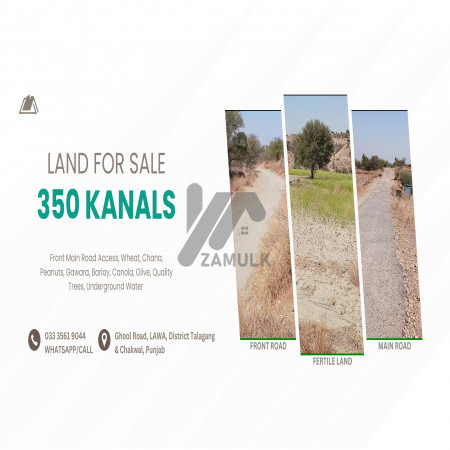 350 Kanals Agriculture Land for Sale in Lawa, Talagang, Chakwal