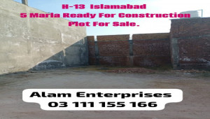 5 marla plot for sale in H13 islamabad.