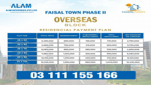 Faisal Town Overseas Enclave 10 Marla plot for sale