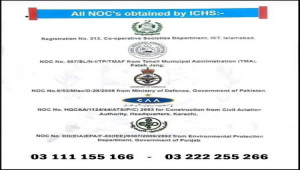 ICHS TOWN 10 Marla plot for sale. Balloted plots