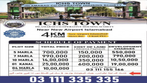 ICHS 5 Marla plot for sale . Islamabad Cooperative Housing Society