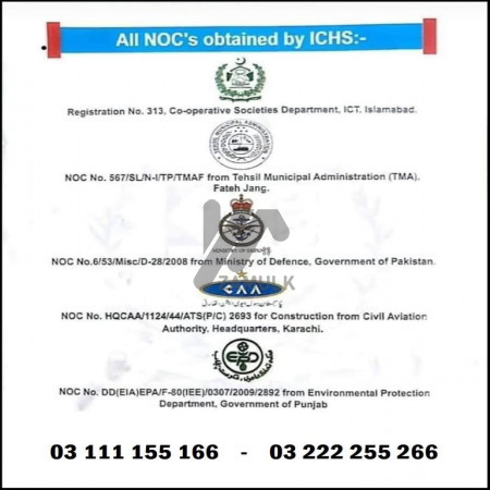 ICHS 1 Kanal Plot for sale. Islamabad Cooperative Housing Society