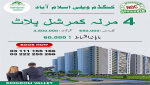 Kingdom Valley 4 Marla Commercial Plot for sale