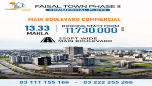8 Marla Commercial Plot for Sale in Faisal Town Phase 2, Islamabad